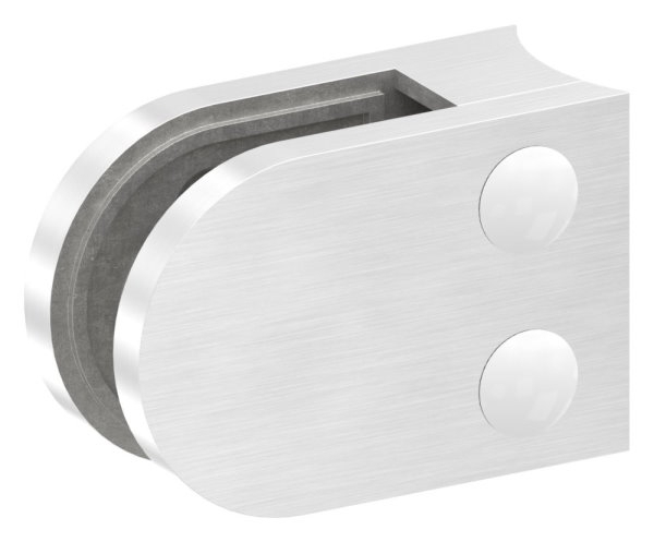 Glasklemme 63x45x28 mm AbZ fuer Anschluss Ø 48-3 mm V2A-10-2248ABZ.4