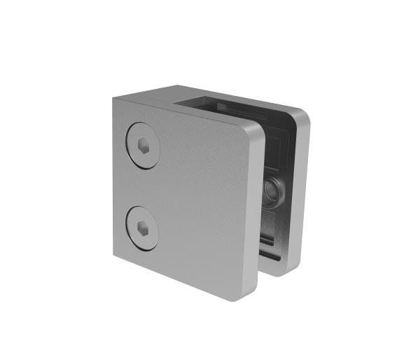 Glasklemme ZAMAK roh fuer Glas- und Blechfuellungen an flachen Pfosten-89-11ZN2300000-A.4