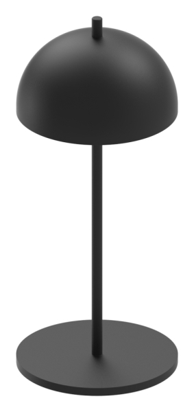 STALYS n°1 Dark Horizon – Kompakte Akku-Tischleuchte Schwarz 28cm -IP54- Dimmbar- USB-C-88-11TL-28.S