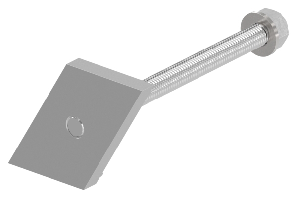 Montageplatte Edelstahl L=164 mm fuer Daemmblock 110 mm FLEX-MOUNT PRO-88-11VDE-FLEX-MP.110
