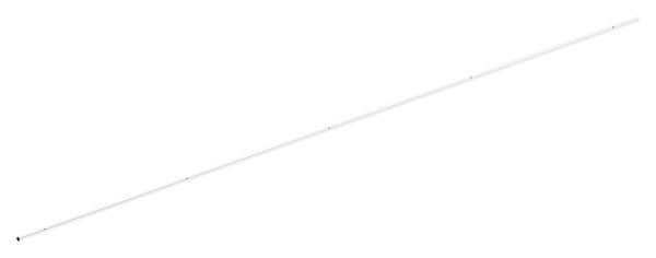 Laufschiene V2A Rohr 25x2 mm- 4100 mm fuer Glasschiebetueren- 5x Gewinde M8-88-1160840-240.4100