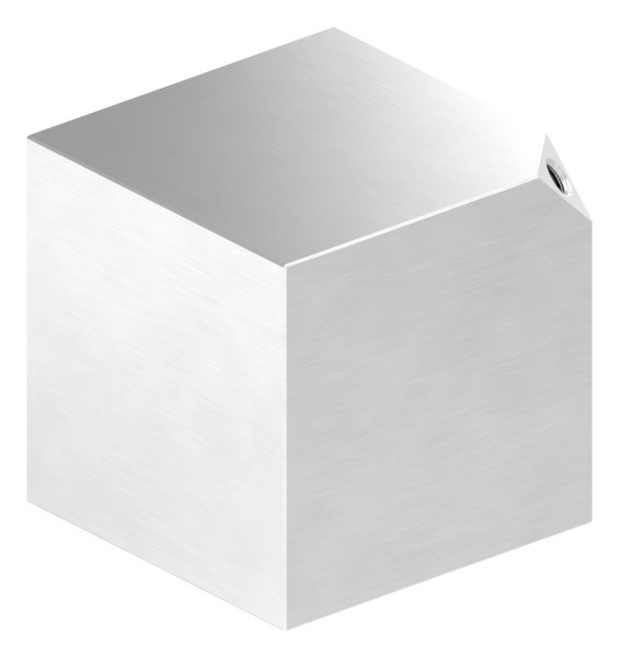 Wuerfel 80x80 mm mit Gewinde M8 V2A-11-2593.4