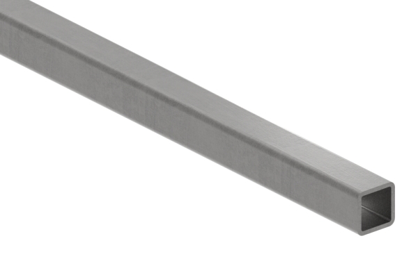 Quadratrohr - Masse- 20x20x2 mm - Laenge- 6000 mm - Stahl S235JR- roh-30-2126.8
