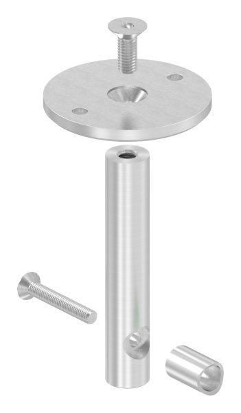 Laufschienenhalter V2A 110 mm Hoehe 60 mm Ø M6-88-1160823.240