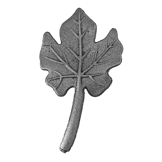 Schmiedeblatt Weinblatt Stahl roh 120x73x4mm-89-11E2335120-A.4