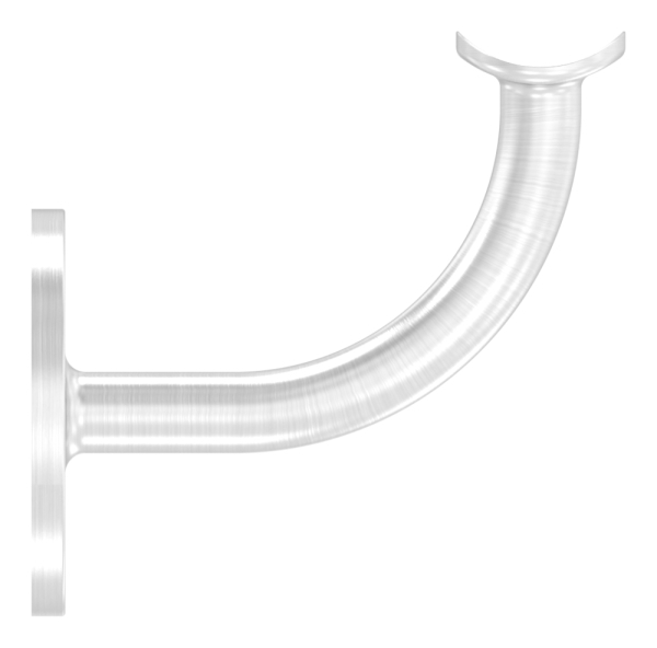Handlaufhalter V2A fuer Rohr 33-7 mm Ronde 60x5 mm Wandabstand 75 mm verschweisst gesenkt-88-1150213-240.33