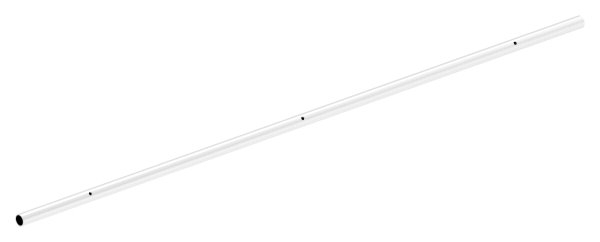 Laufschiene V2A Rohr 25x2 mm 1400 mm mit 3x Gewinde M8-88-1160840-240.1400