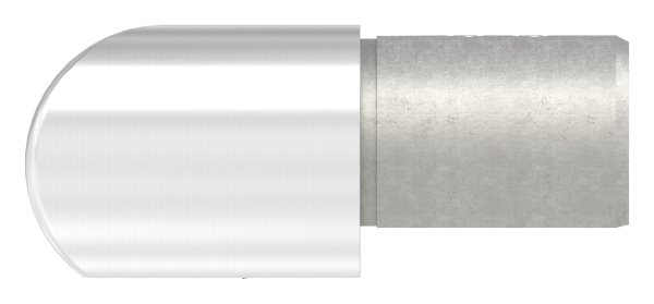 Verlaufsecke 90° - horizontal - fuer Nutrohr Ø 42-4 mm - V4A-12-2318.1