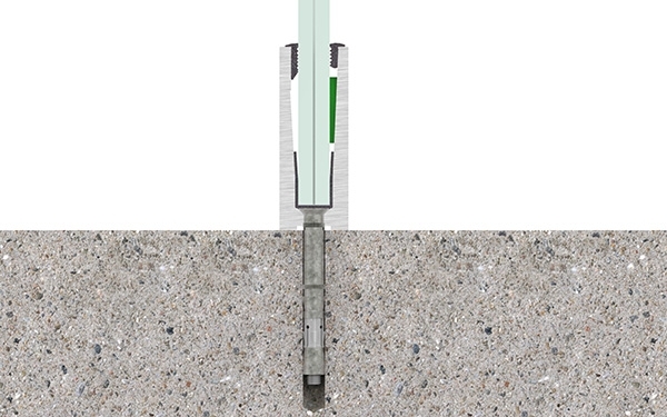 Alu-Profil - MASSIV2 - Laenge- 6000 mm - aufgesetzte Montage - Aluminium-12-2204.6