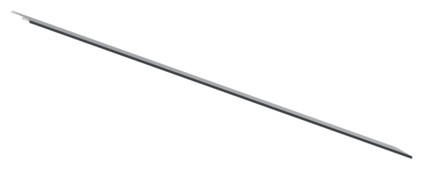 Vordachabdeckung Aluminium pulverbeschichtet L = 1805 mm RAL 7016-88-11VDE-AB-1800.7016