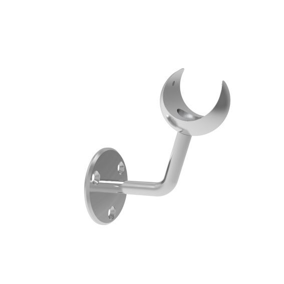 Handlaufhalter V4A fuer Ø 42-4 mm mit LED geschliffen-89-11A144114042LED-A.4