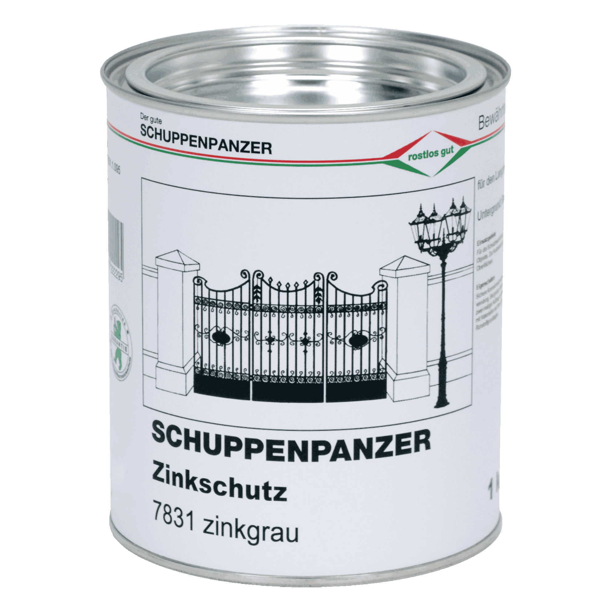 SCHUPPENPANZER-Zinkschutz fuer Schuppenpanzer P-67-1017.0