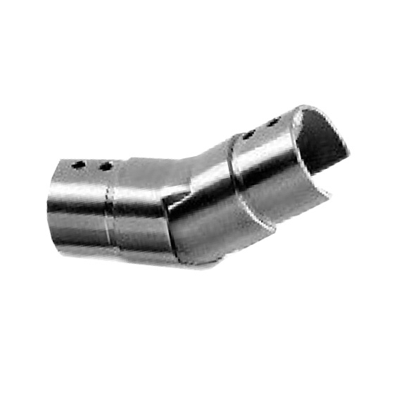 Nutrohrwinkel Edelstahl AISI 316 D 42-4x1-5 mm Bogen 25-55° verstellbar-89-11A146312042-A.4