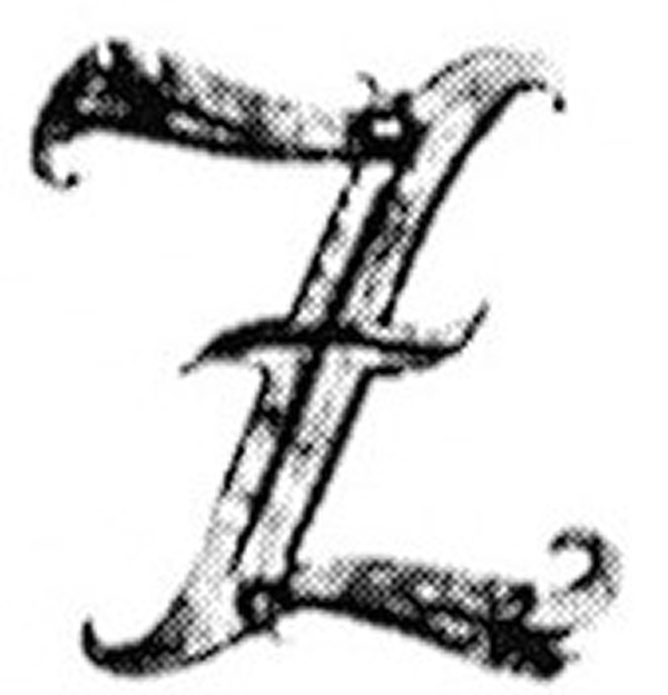 Buchstabe z - Klein - 100x80 mm - Stahl -Roh- S235JR-30-3171.8