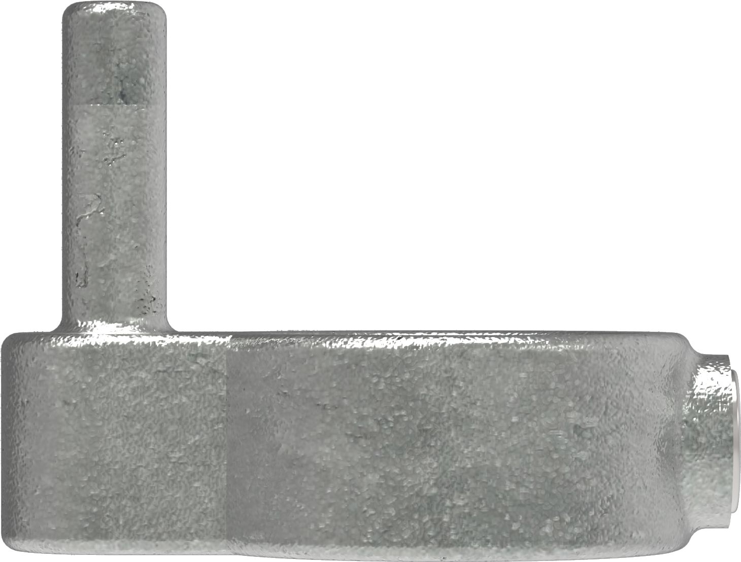 Rohrverbinder Stellringzapfen Ø 42-4 mm -1 1-4- - Temperguss verzinkt - 140C42-140C42