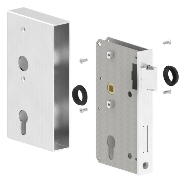 Schlosskasten 30x94-5x173 mm V2A-11-3903.4