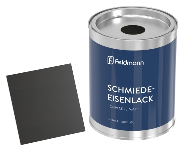Schmiedeeisenlack schwarz matt 1 L-88.117000