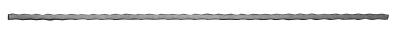 Flacheisen 16x8 mm Kanten gehaemmert 3300mm Stahl S235JR Antik-30-1512.8