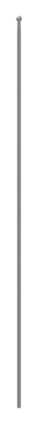 Zaunstab Laenge- 1200 mm Material Ø 12 mm - Kugel Ø 19 mm Stahl S235JR- roh-30-1225.8