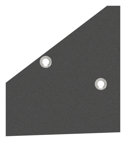Endkappe Aluminium fuer Vordachprofil eleganza canopy rechts DB703-88-11VDE-EK-RE.DB703