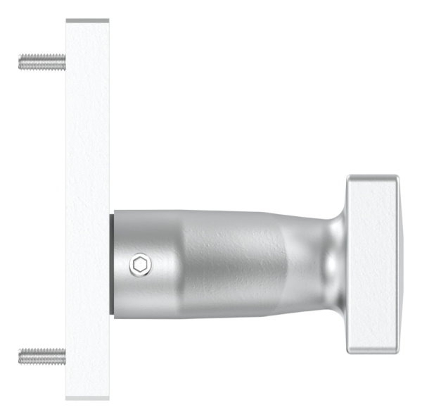 Alu-Tuerdruecker - gekroepft - drehbar - Aluminium EV1-12-3062-D.6