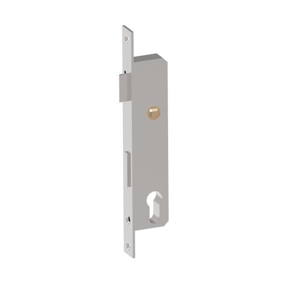 Einsteckschloss Edelstahl AISI 304 fuer Profil 50x30 mm 90 mm Axialabstand-89-11B83035X90-A.4