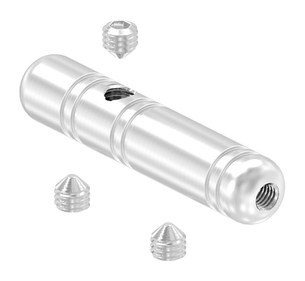 Gewindeterminal zur Selbstmontage - Fuer Seil Ø 3 mm - mit Innengewinde - V2A-11-2809.4