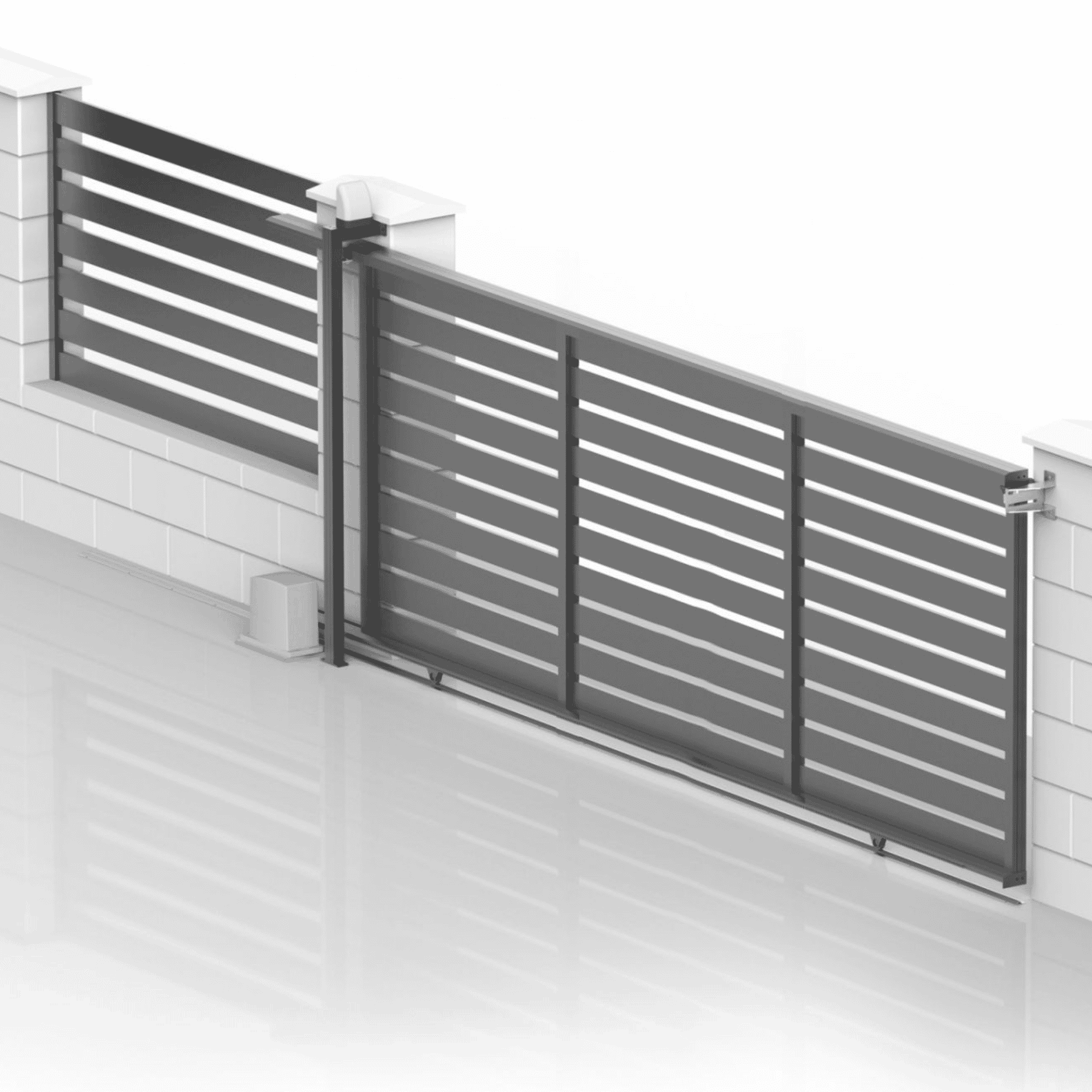 Aluminiowe bramy ogrodowe