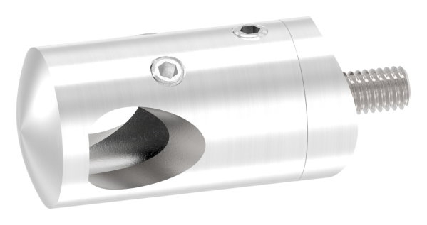 Querstabhalter Edelstahl V2A fuer Rohr Ø 42-4 mm- Bohrung Ø 12-2 mm- 90° Aussenecke-88-1150400-240A.AE