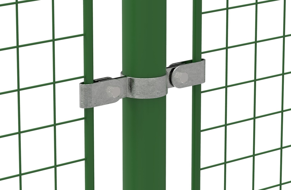 Rohrverbinder - Gitterhalter doppelt - 171 - 26-9 mm - 60-3 mm - 3-4- - 2- - Feuerverzinkt u. Elektrogalvanisiert-171