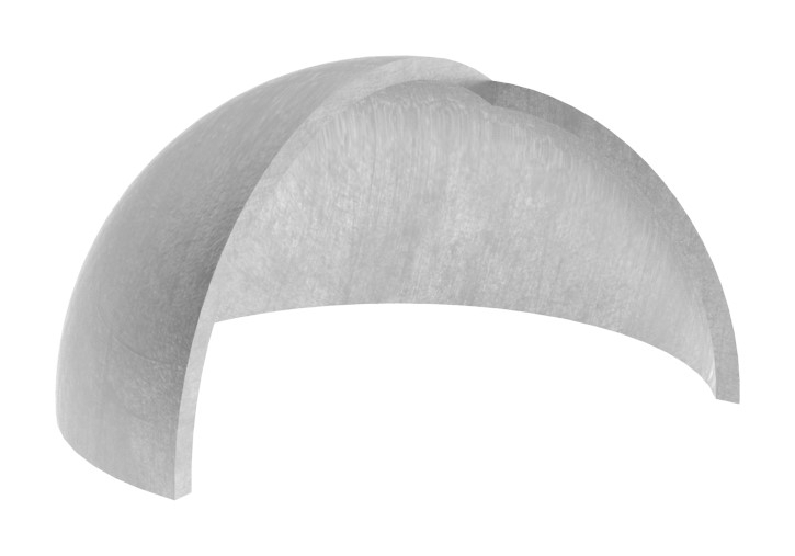 Halbhohlkugel Ø 100x2-0 mm V2A geschliffen-11-4075-B.4