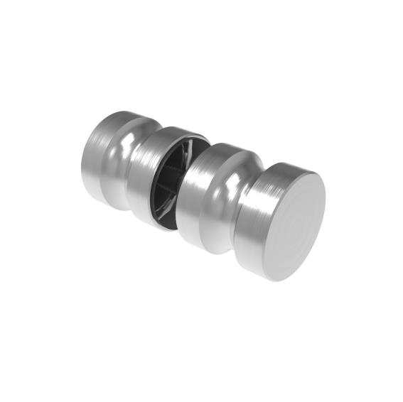 Glastuergriff beidseitig- Edelstahl V2A- matt gebuerstet- Ø 32mm-89-11GS304M926PCR-A.4
