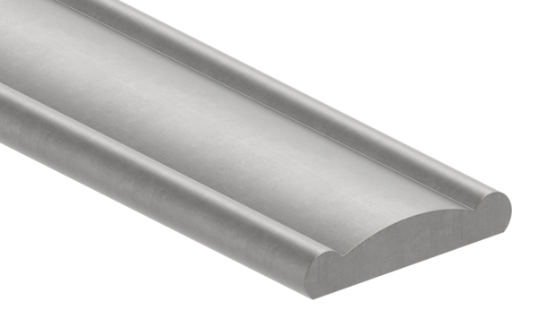 Handlauf Stahl 50 x 10 mm L = 3000 mm gewoelbt-88-11114-A.6