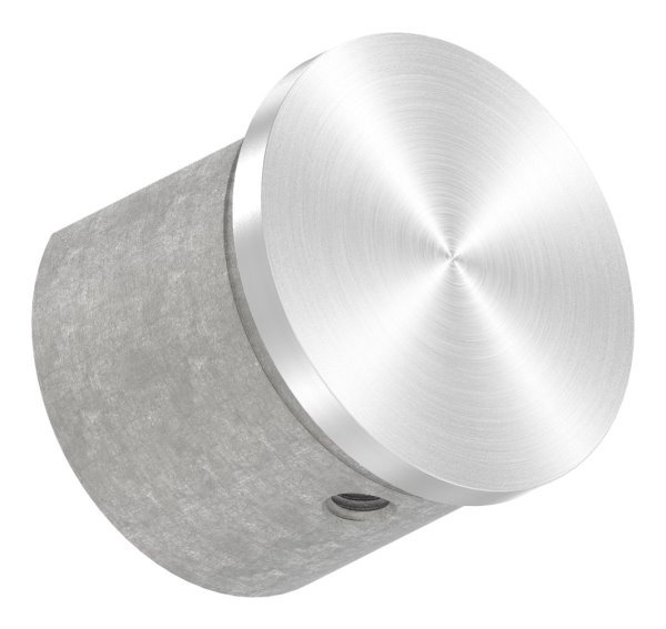 Endkappe - flache Ausfuehrung - fuer Nutrohr Ø 42-4 mm - V2A-12-2300.4