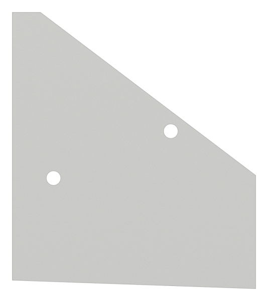 Endkappe Aluminium fuer Vordachprofil eleganza canopy rechts DB703-88-11VDE-EK-RE.DB703
