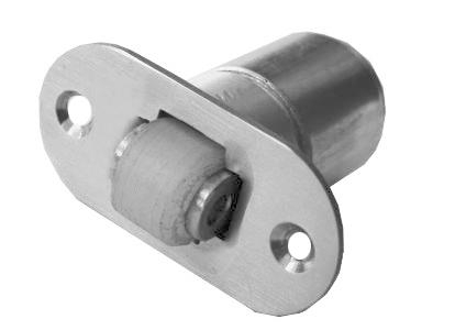 Edelstahl Einsteckrollenschloss Ø 22mm- Rolle 14mm- geschliffen-89-11GS304ZP820S-A.4