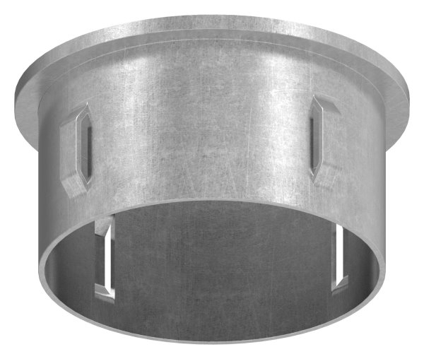 Stahlstopfen flach - mit M8 - fuer Ø 60-3 x 1-8-2-2 mm - Stahl S235JR- roh-3577