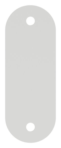 Alu-Kurzschild - Masse- 32x87x8 mm - Aluminium EV1-12-3034.6