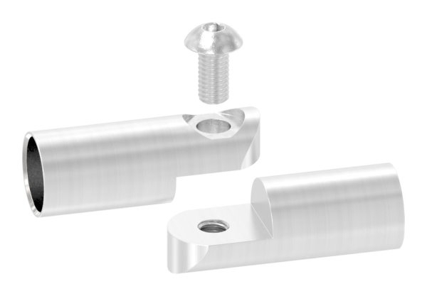 Rundstabverbinder V2A Ø 12 mm mit Gelenk 0-100°-11-1611.4
