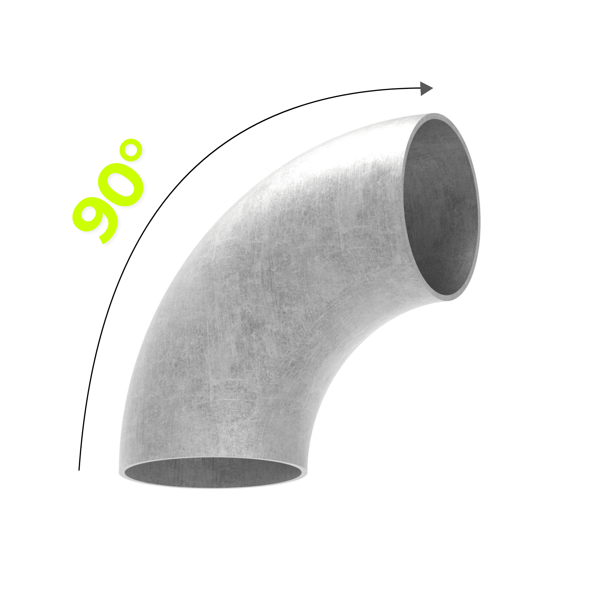 Kolanka 90° typu 3 | Promień standardowy