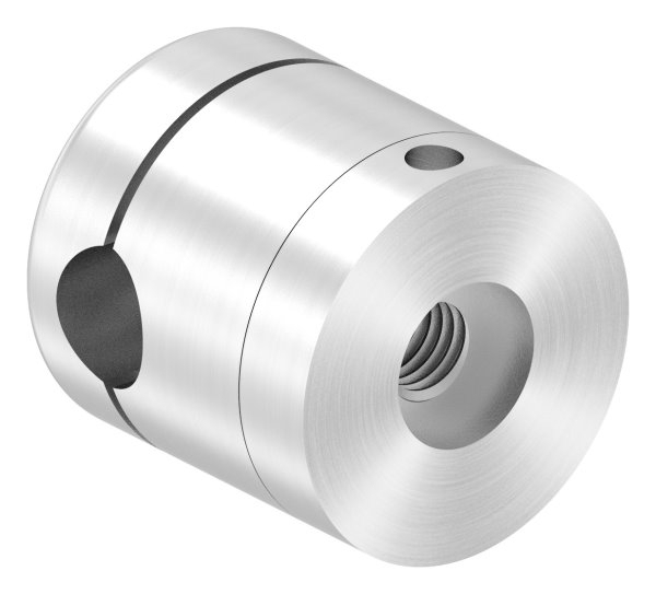 BRENK-fix® Grundhalter fuer Staebe Ø 12mm- V2A-88-11BR-R12M8.V2A