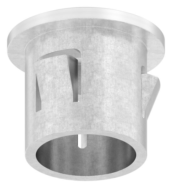 Rohrstopfen fuer Ø 21-3x1-6-2-0 mm leicht gewoelbt zum Einschlagen V2A-11-4102.4