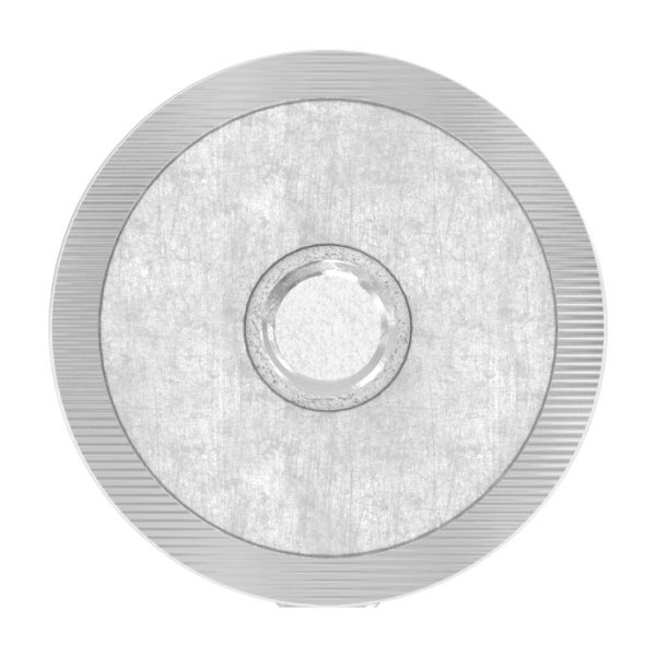 Querstabhalter Edelstahl V2A Bohrung Ø 12-5 mm Anschluss Ø 42-4 mm geschliffen Korn 240-88-1150535-240.42