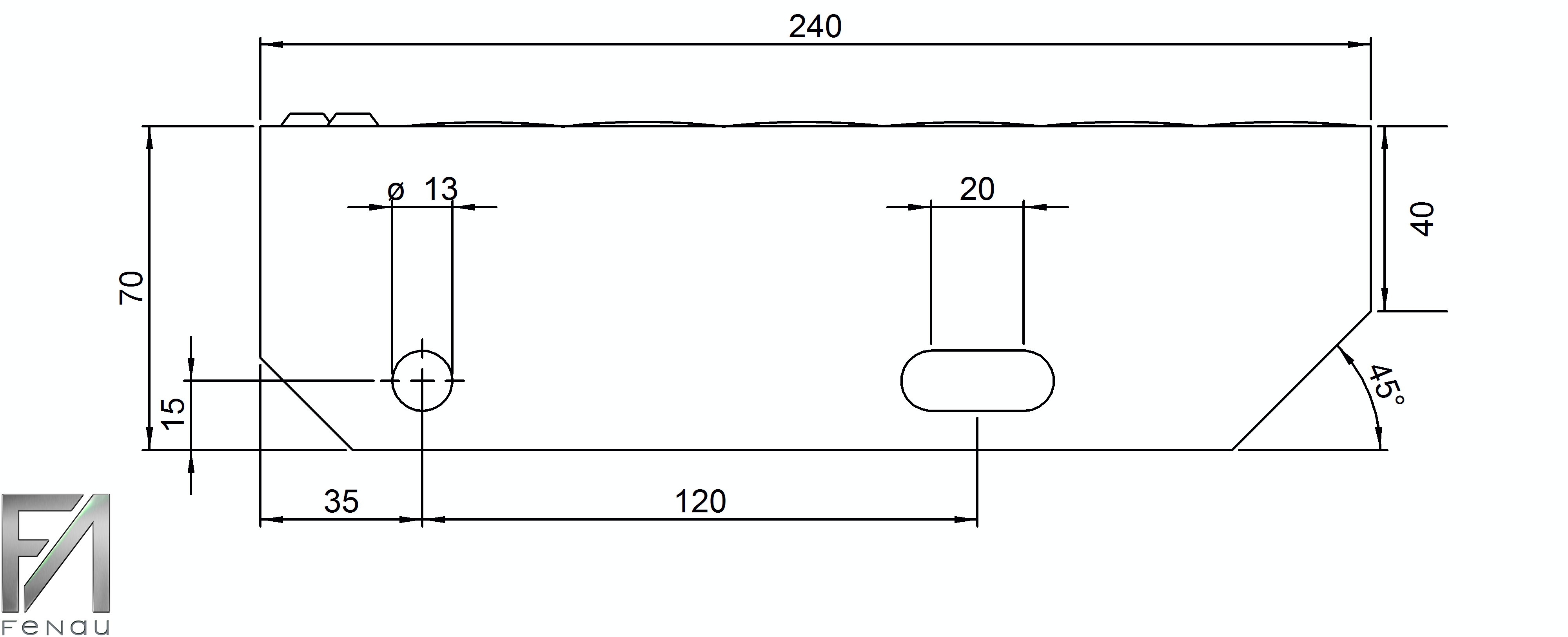Schweisspressroststufe Metallstufe 800x240 mm Masche 34-38 mm Tragstab 30-2 mm S235JR feuerverzinkt-25-802430302.7