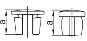 Rohrverbinder - Einschlagstopfen Feuerverzinkt - 184 - 48-3mm - 1 1-2-184D48