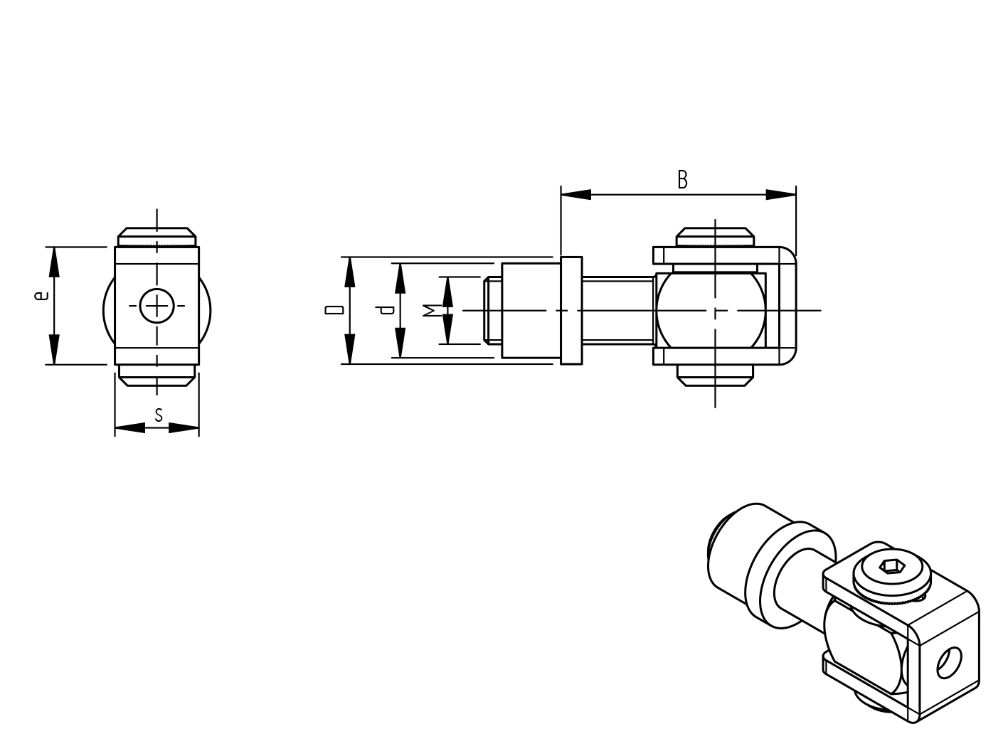 Regulierbares Torband V2A M20 zum Anschweissen-11-3582.4