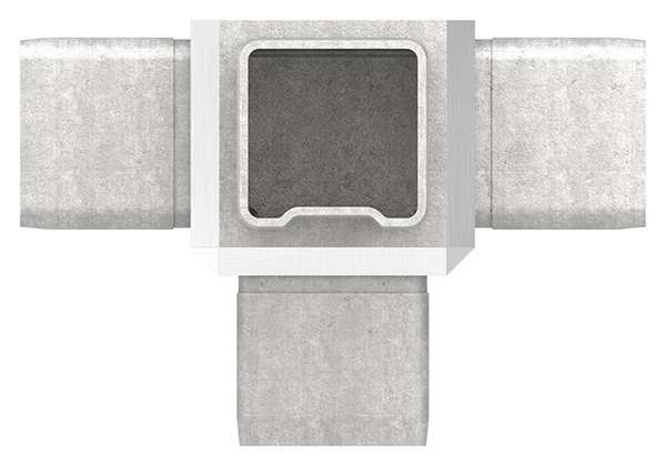 T-Verbinder V4A fuer Rohr 40x40x3 mm steckbar-88-1110154040.3