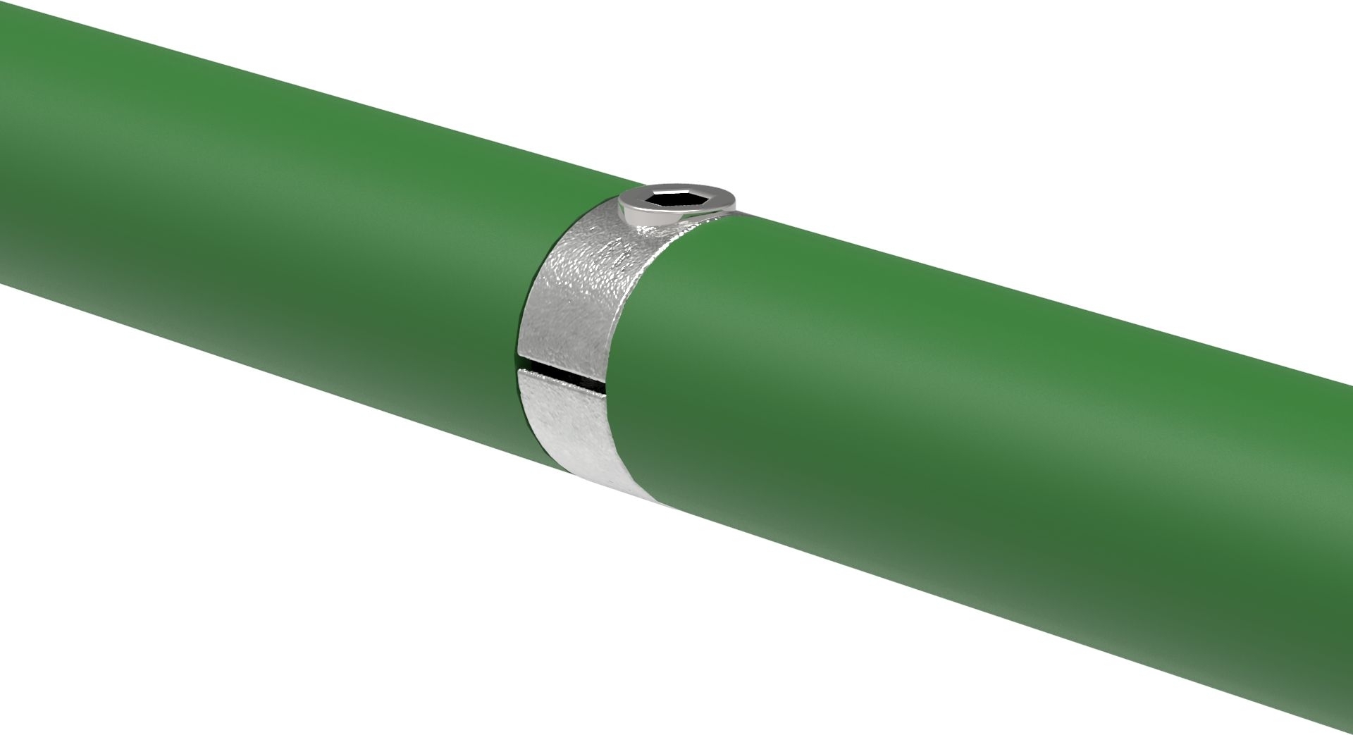 Rohrverbinder Verbindungsstueck innen Ø 48-3 mm -1 1-2- - Temperguss verzinkt - 150D48-150D48