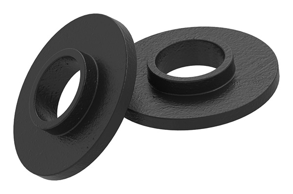 1 Paar Ersatzgummis fuer Glaspunkthalter Ø 30 mm – Gummieinlage - Dichtung-10-5000.0