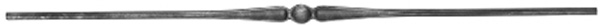 Zierstab - Laenge- 1000 mm - Material- Ø14 mm glatt - Stahl S235JR- roh-30-1137.8